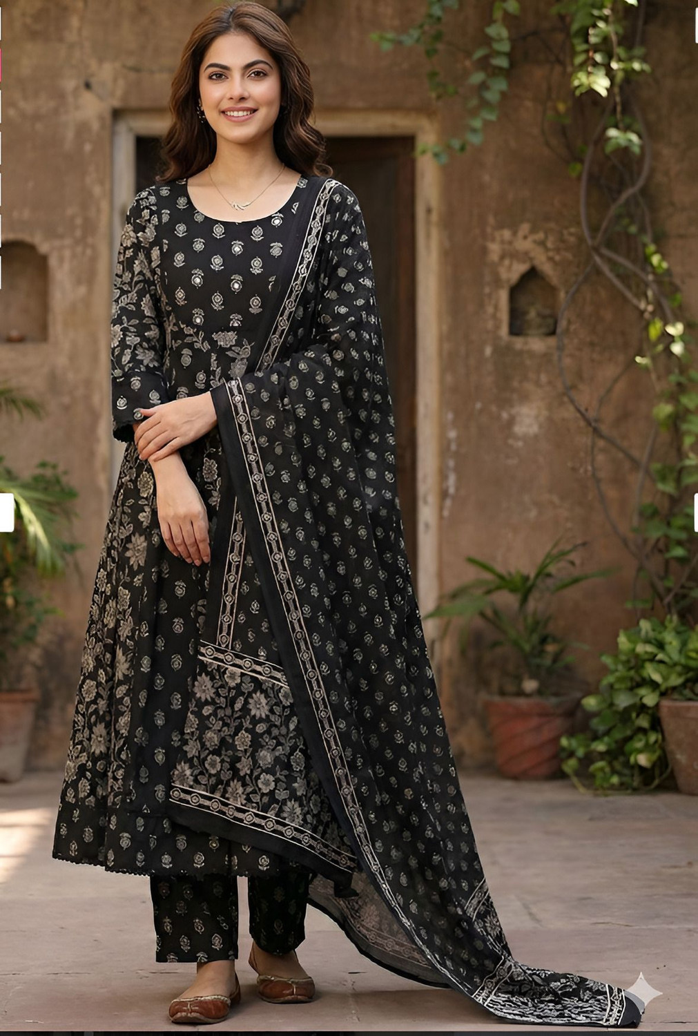 Image of Pingaksh Women Kurti Pant Dupatta Set