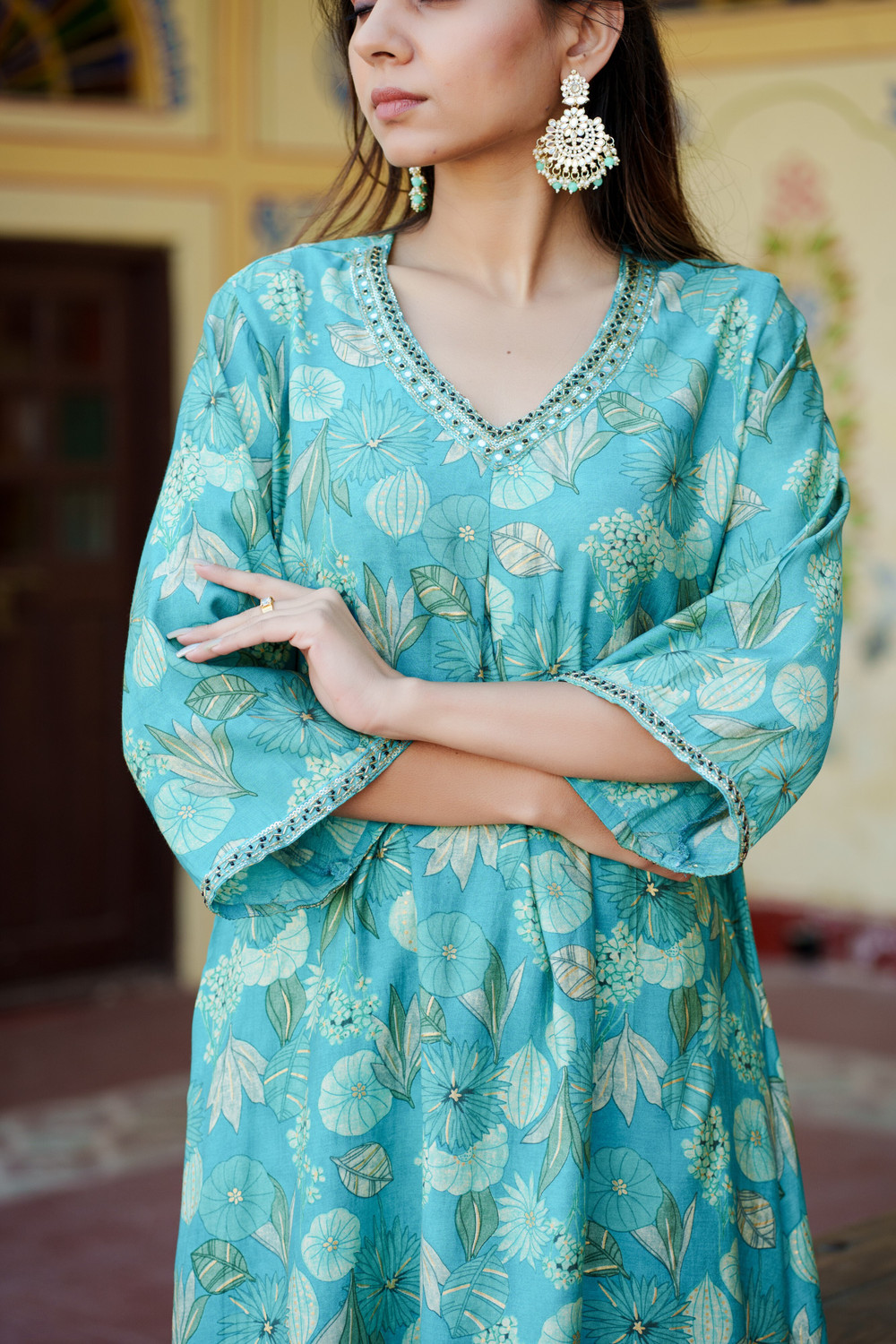 Image of VAASVA JAIPUR Women Kurta Pant Set