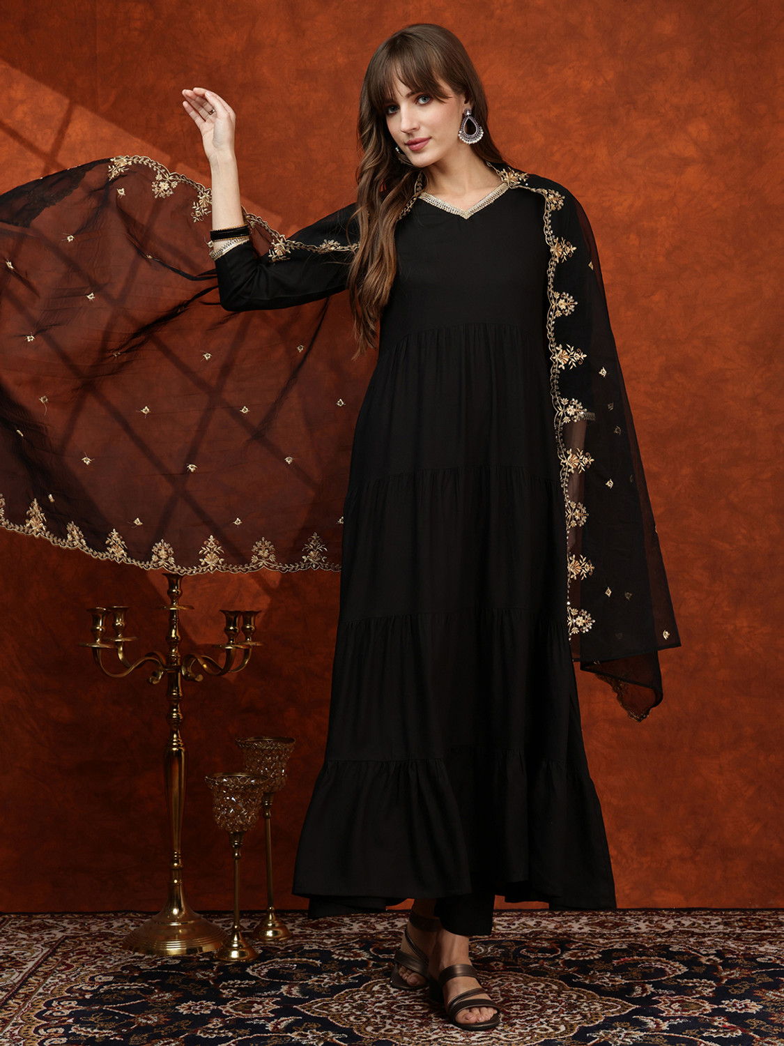 Image of berrylicious Women Kurta Pant Dupatta Set