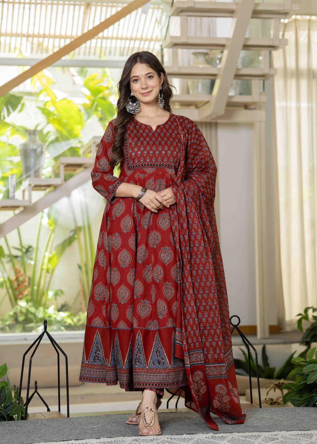 Image of Jaimini Women Kurta Pant Dupatta Set