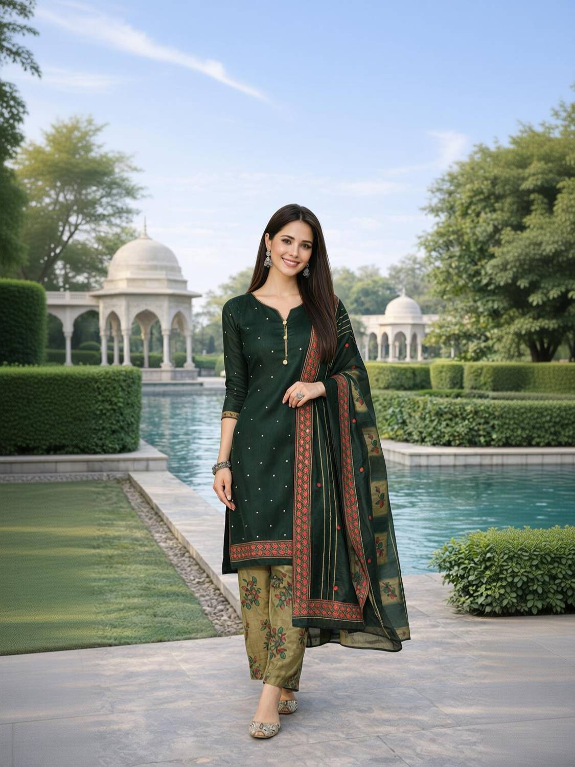 RawThread Women Kurta Patiala Dupatta Set