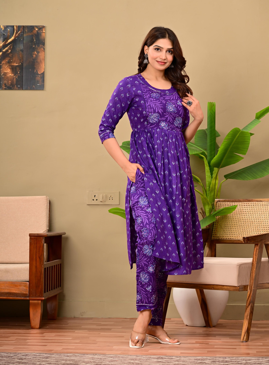 Image of SONOVELY Women Kurta Pant Set