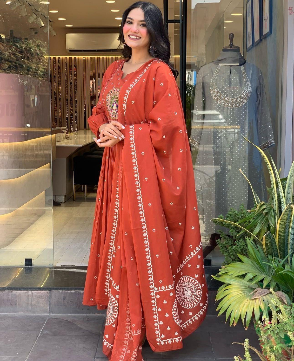 Image of Rangshalaa Women Kurta Palazzo Dupatta Set