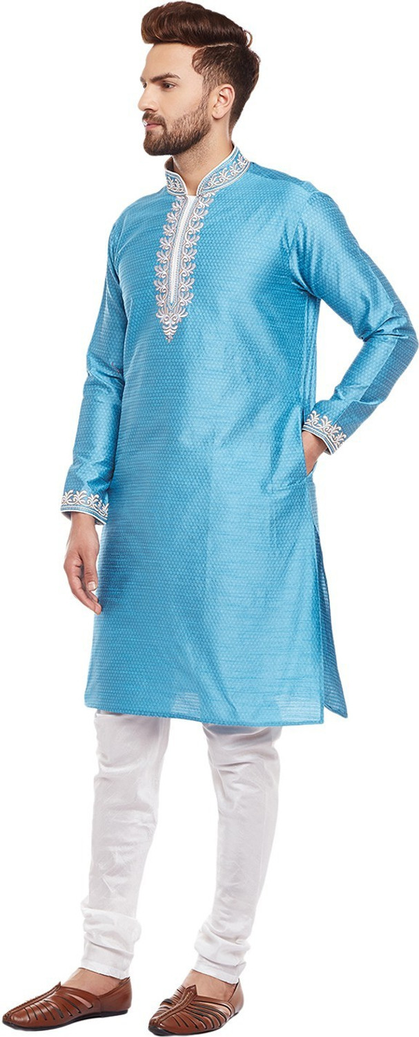 Image of Over Crowd Men Sherwani Pyjama Set