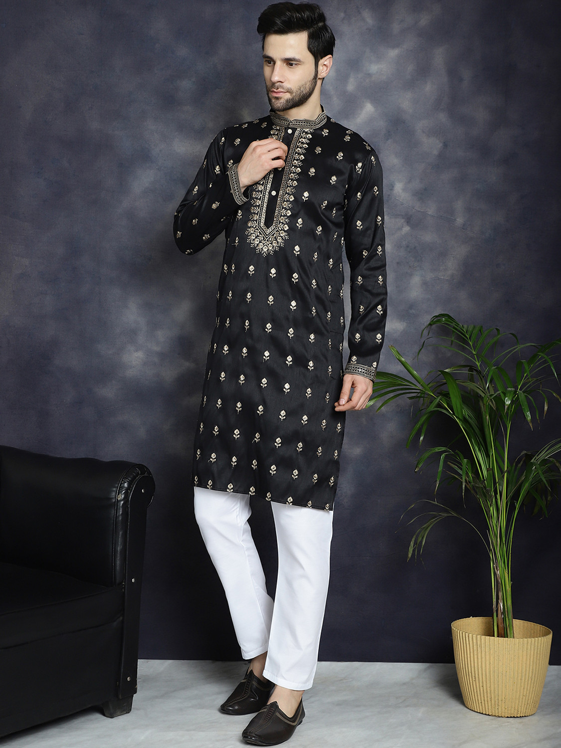 Image of Jompers Men Kurta Pyjama Set