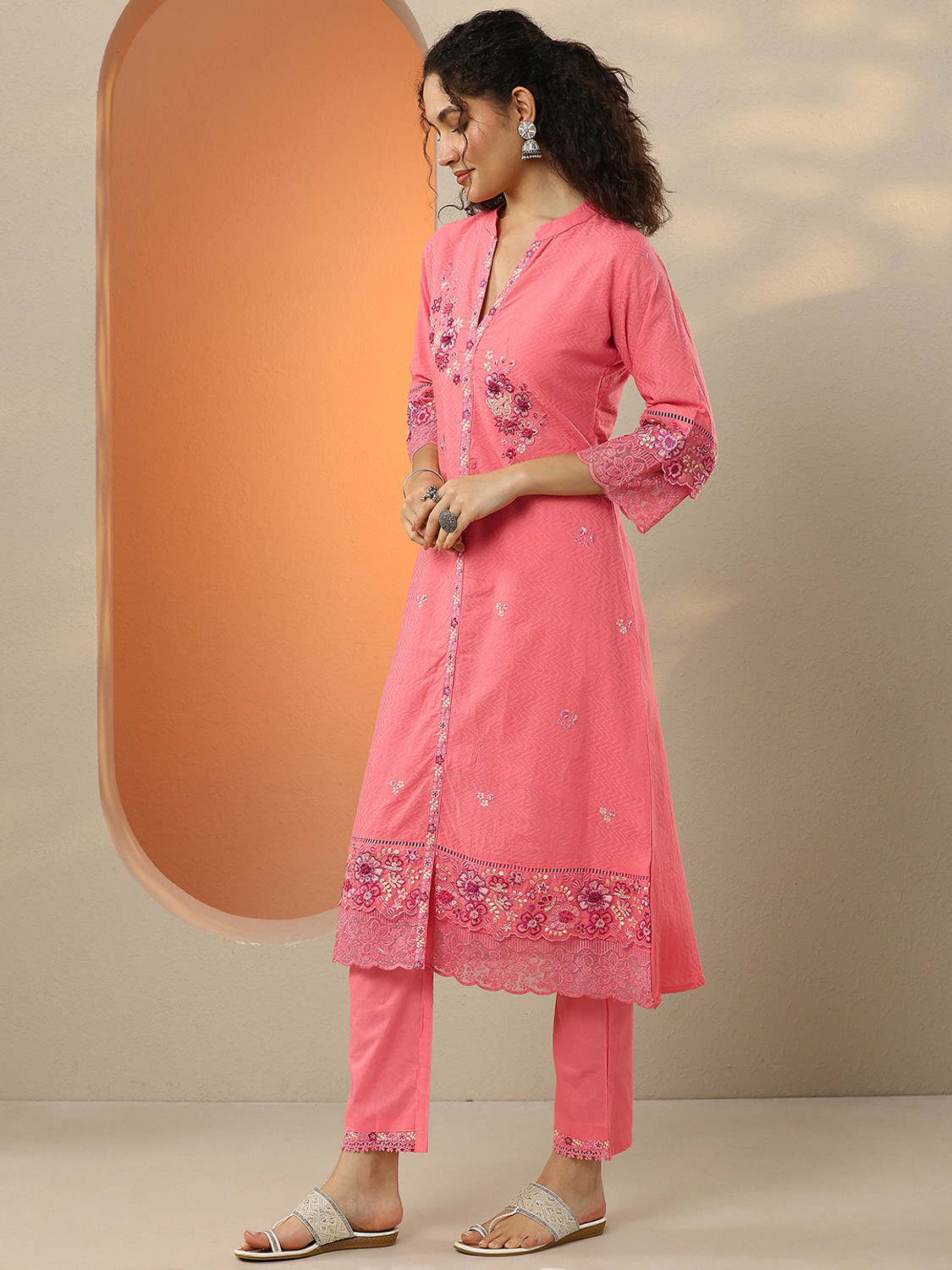 Image of LIBAS Women Kurta Pant Dupatta Set