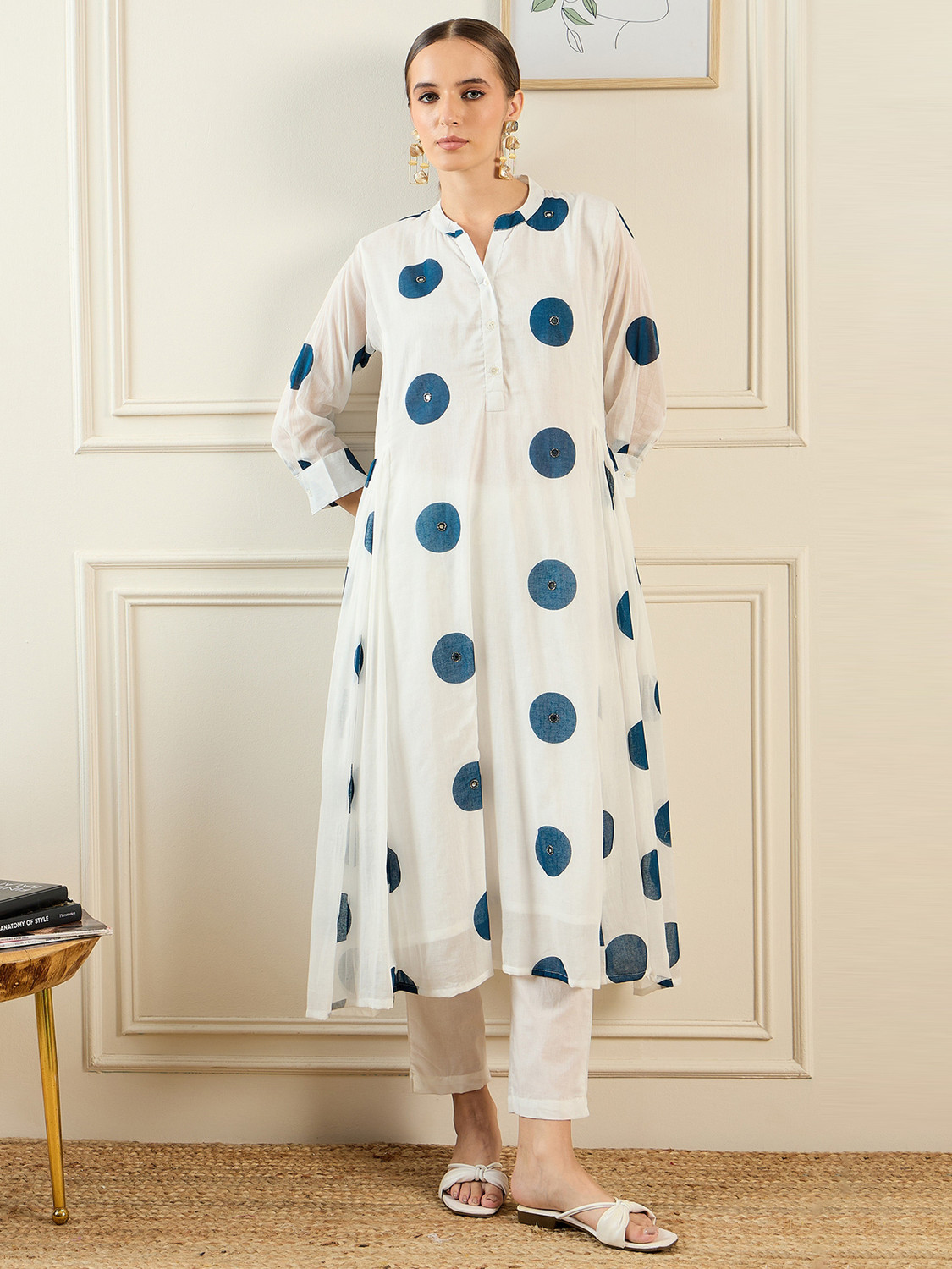 Image of Indo Era Women Kurta Pant Dupatta Set