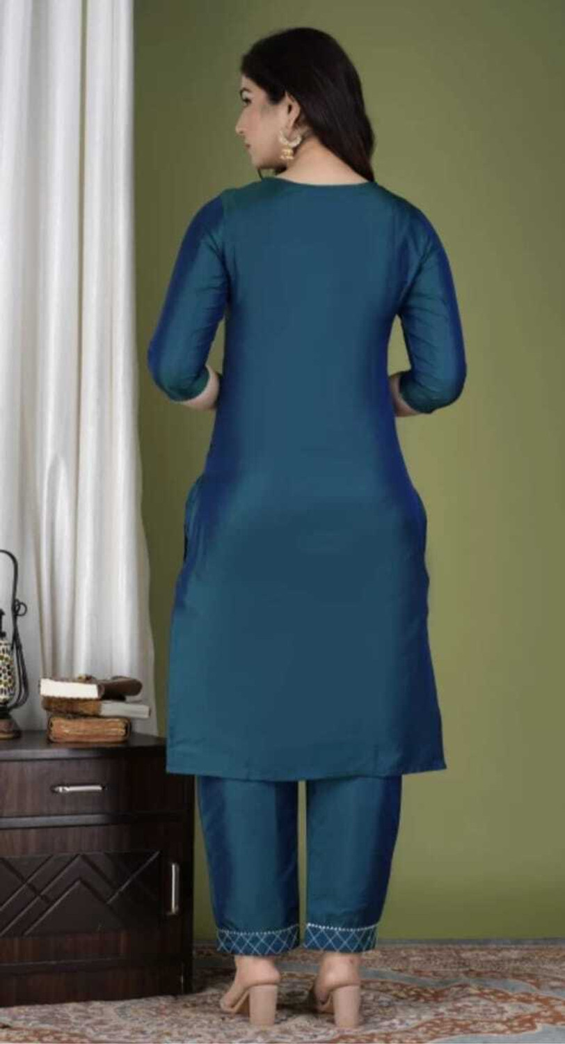Image of Sanjhfashion Women Kurta Palazzo Set