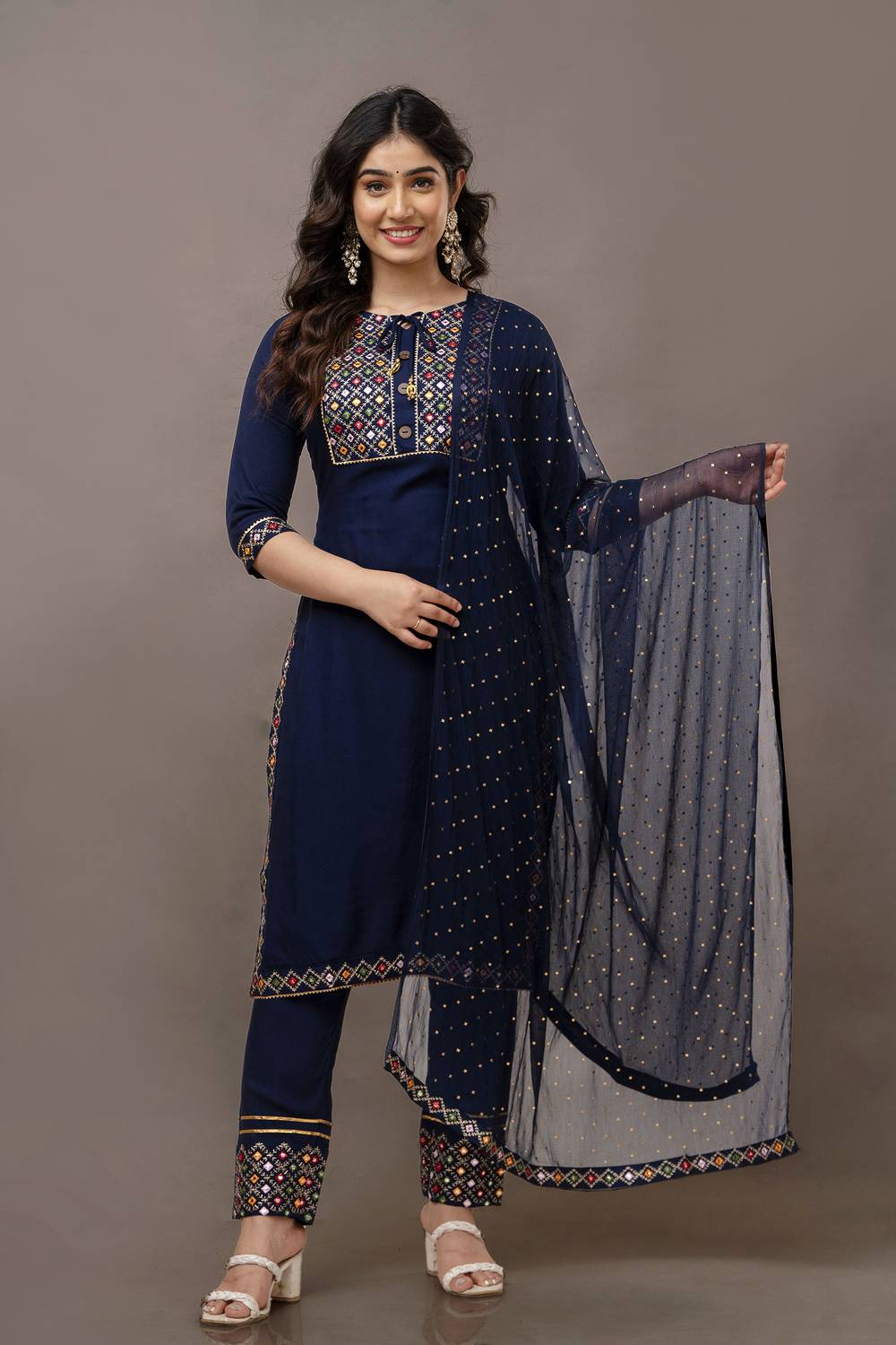 Balyx Women Kurta Pant Dupatta Set