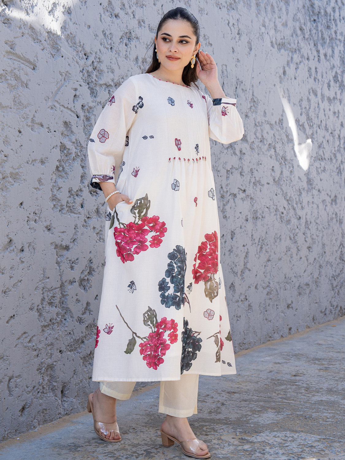 Image of Indo Era Women Kurta Pant Set