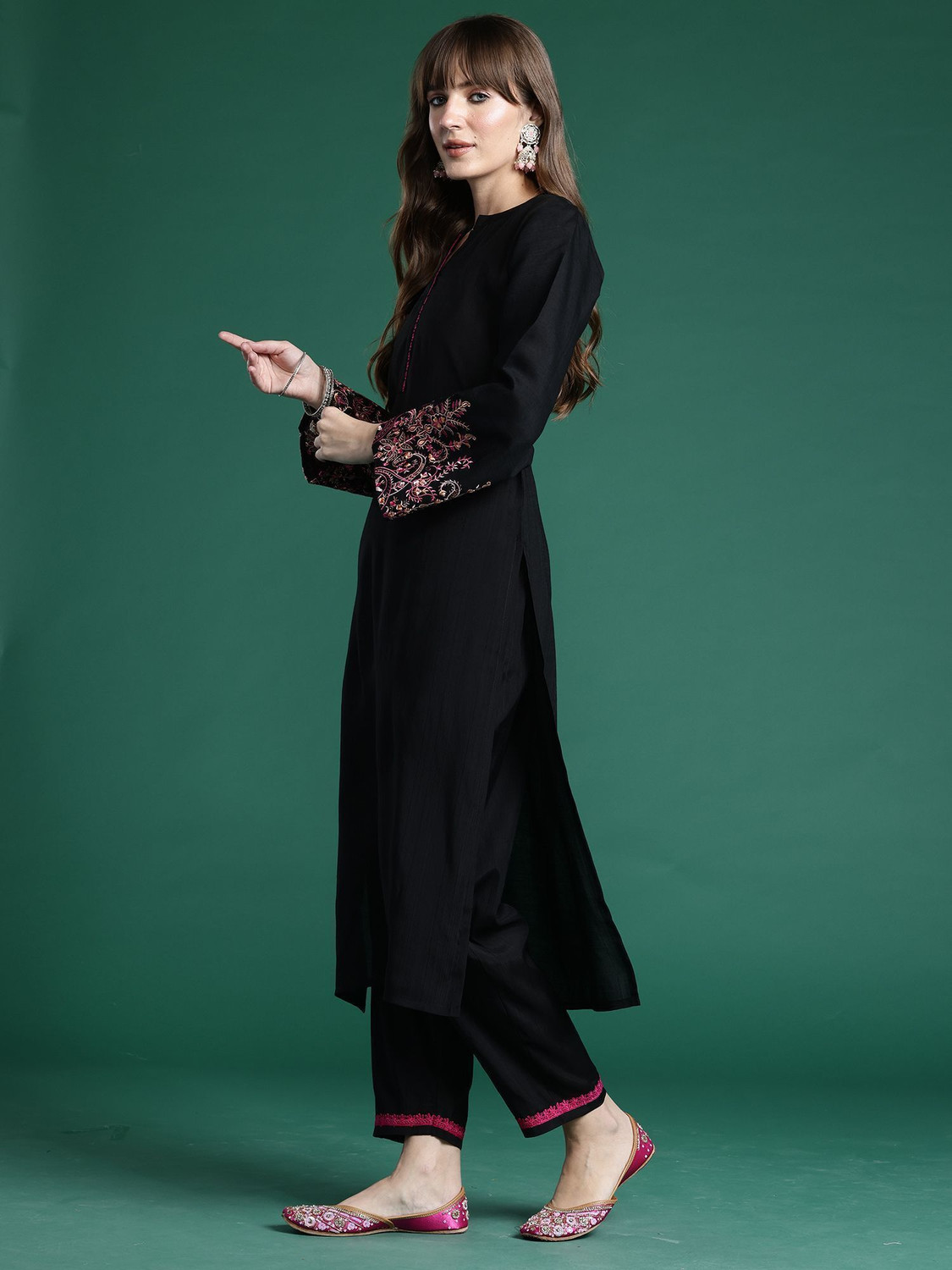 Image of Indo Era Women Kurta Pant Set
