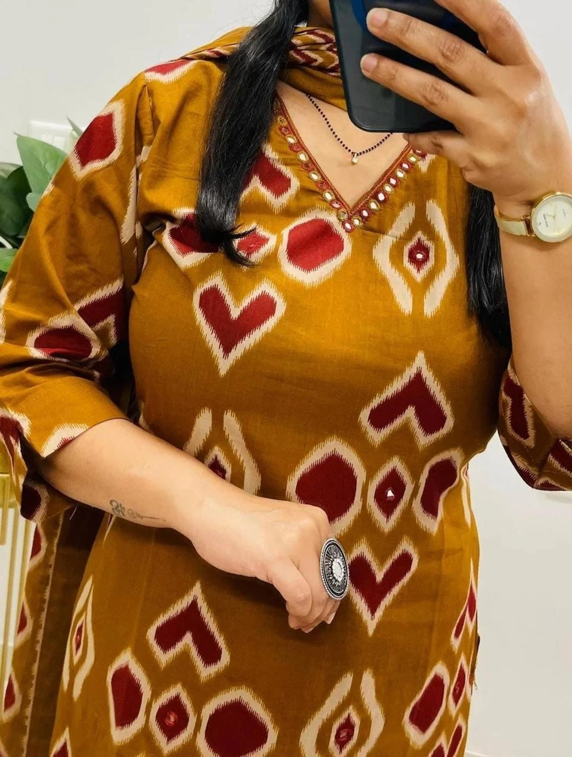Image of Devastri Women Kurta Pant Dupatta Set