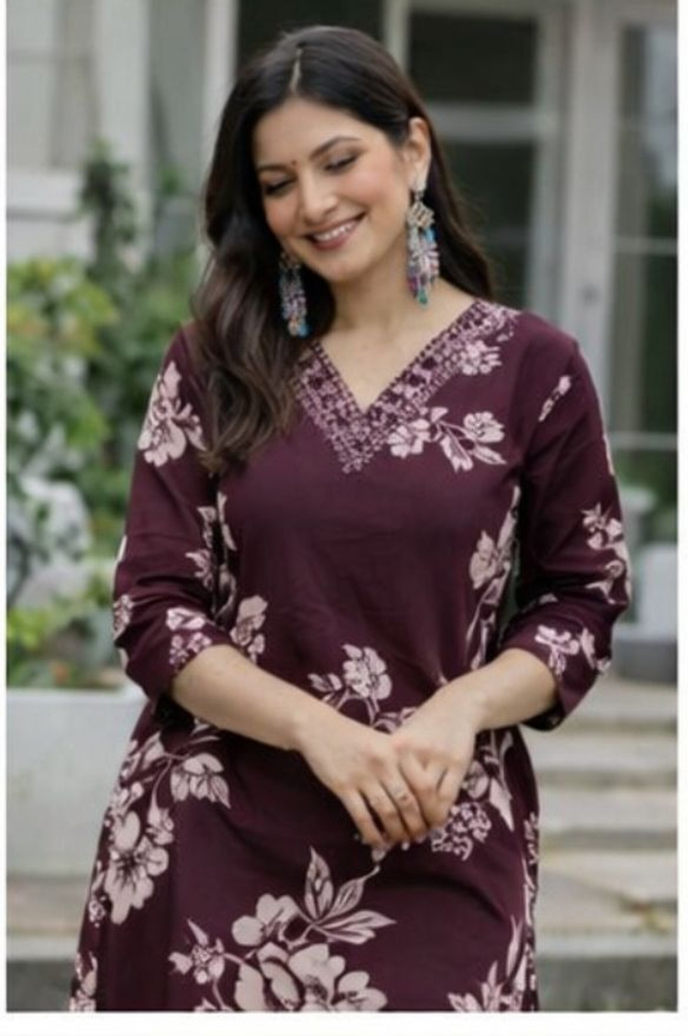 Image of PRISCA Women Kurta Pant Set