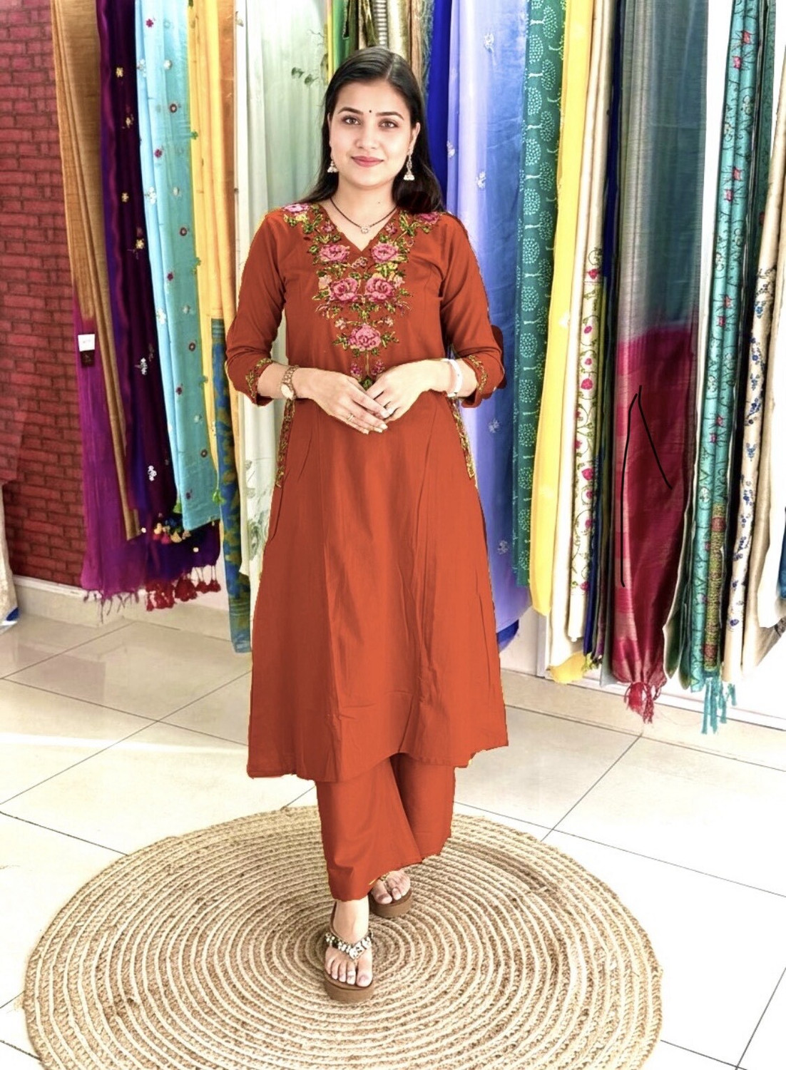 Image of SEAKART Women Kurta Pant Set