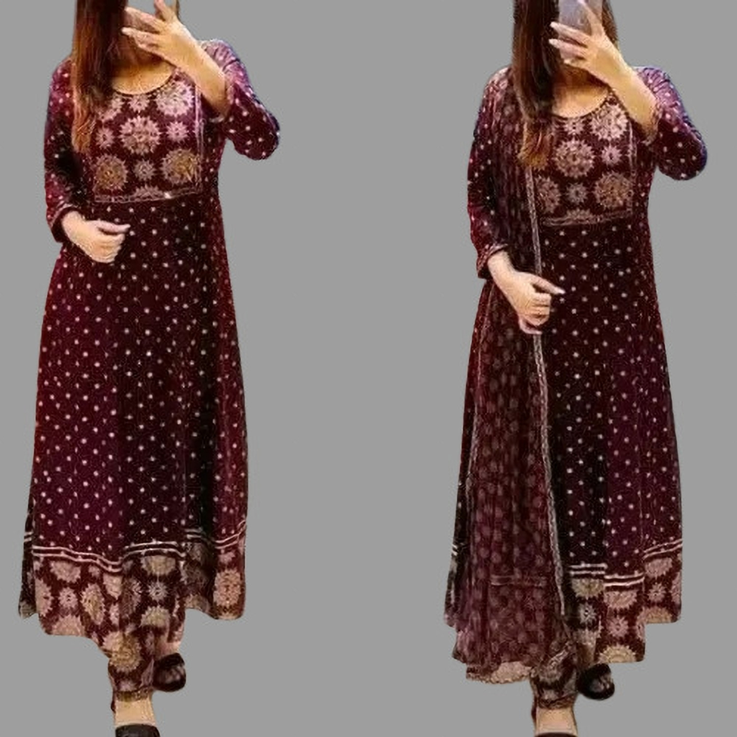 Image of Koteshwar Women Kurti Pant Dupatta Set