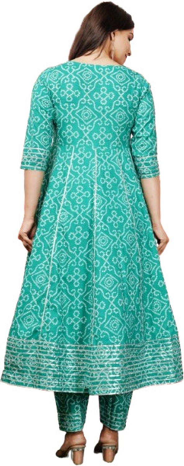 Image of Sanganer Export Women Kurta Pant Dupatta Set
