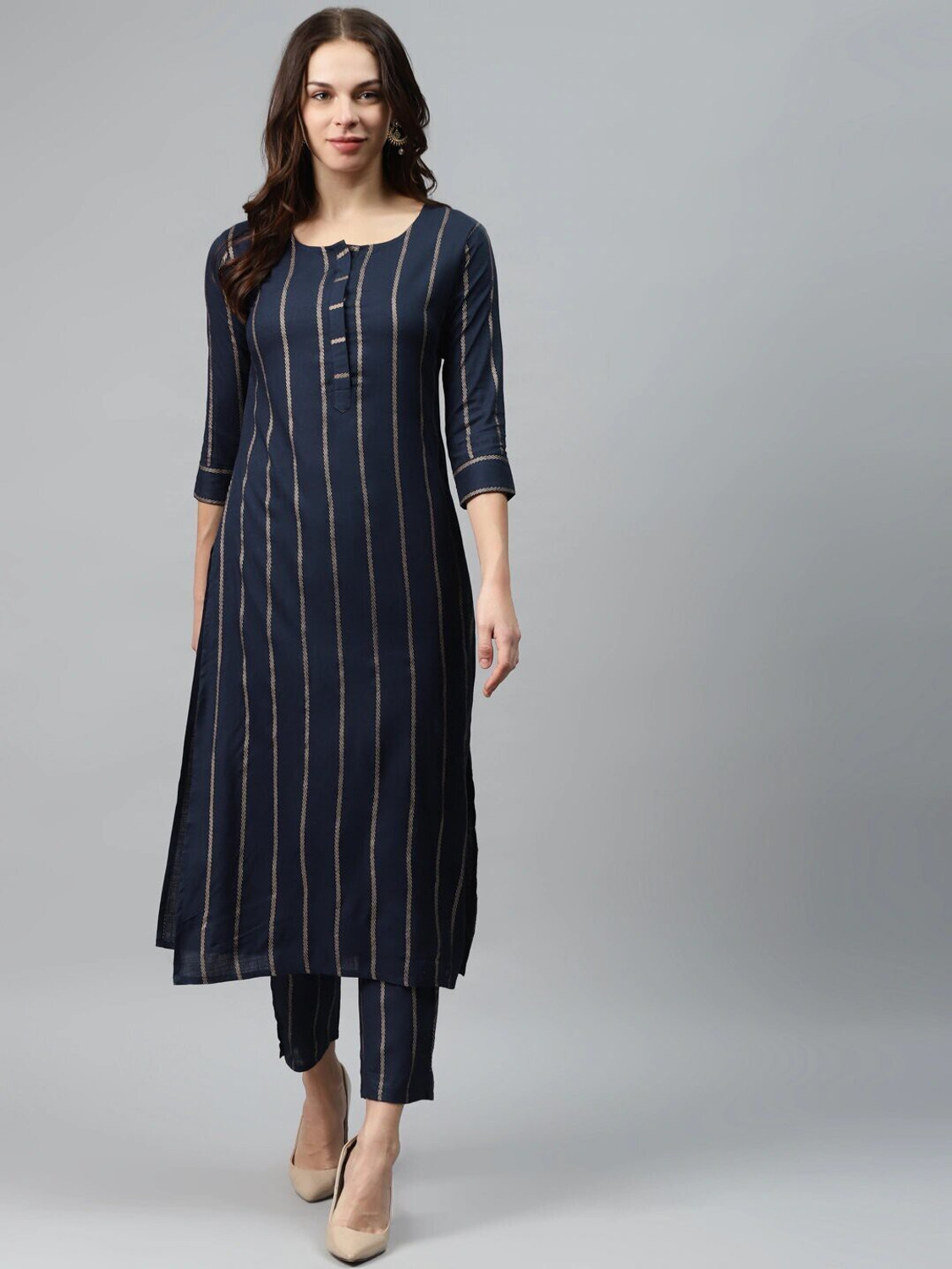 Image of Lamba Creations Women Kurta Pant Set