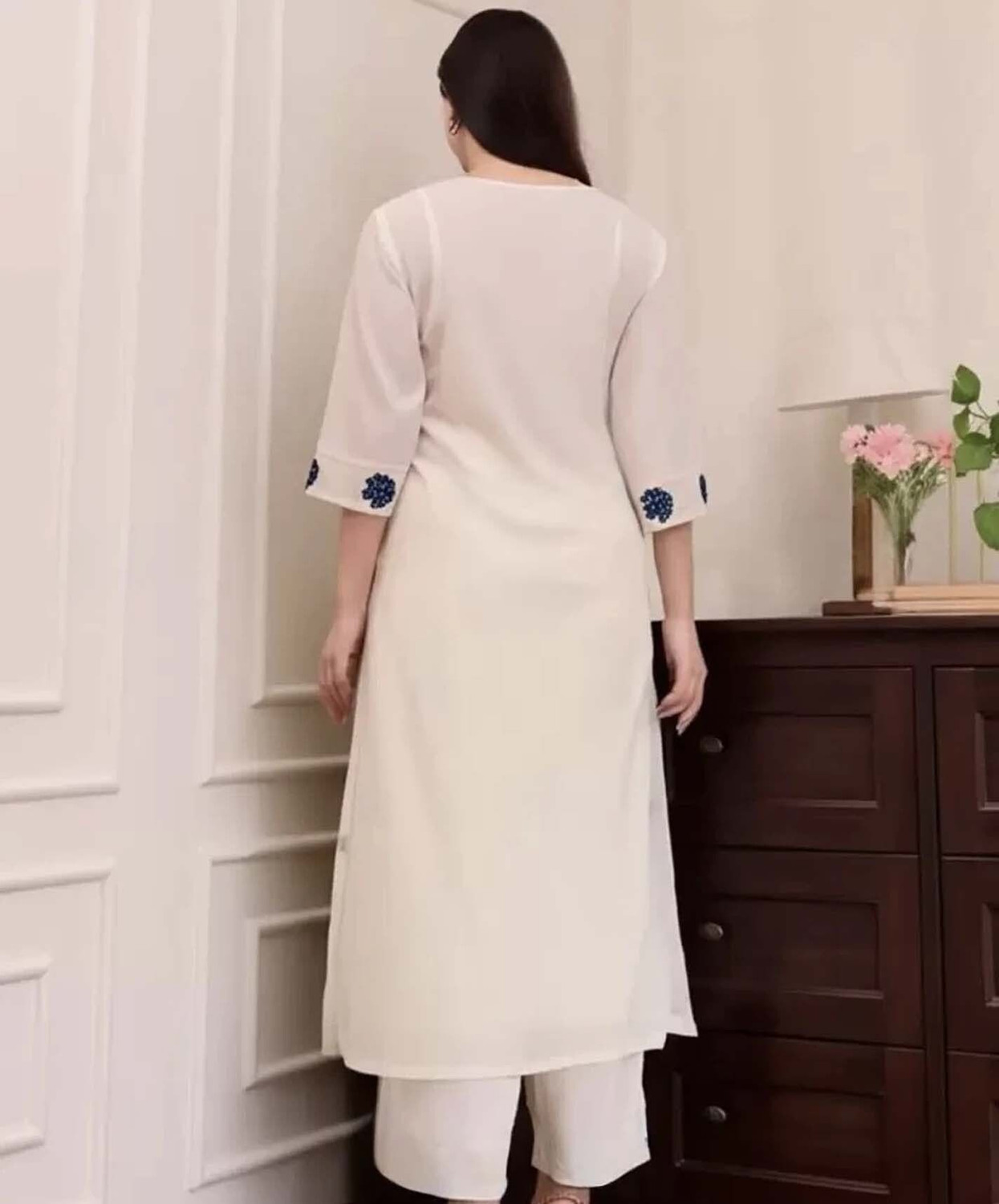 Image of srapo Women Kurti Pant Dupatta Set