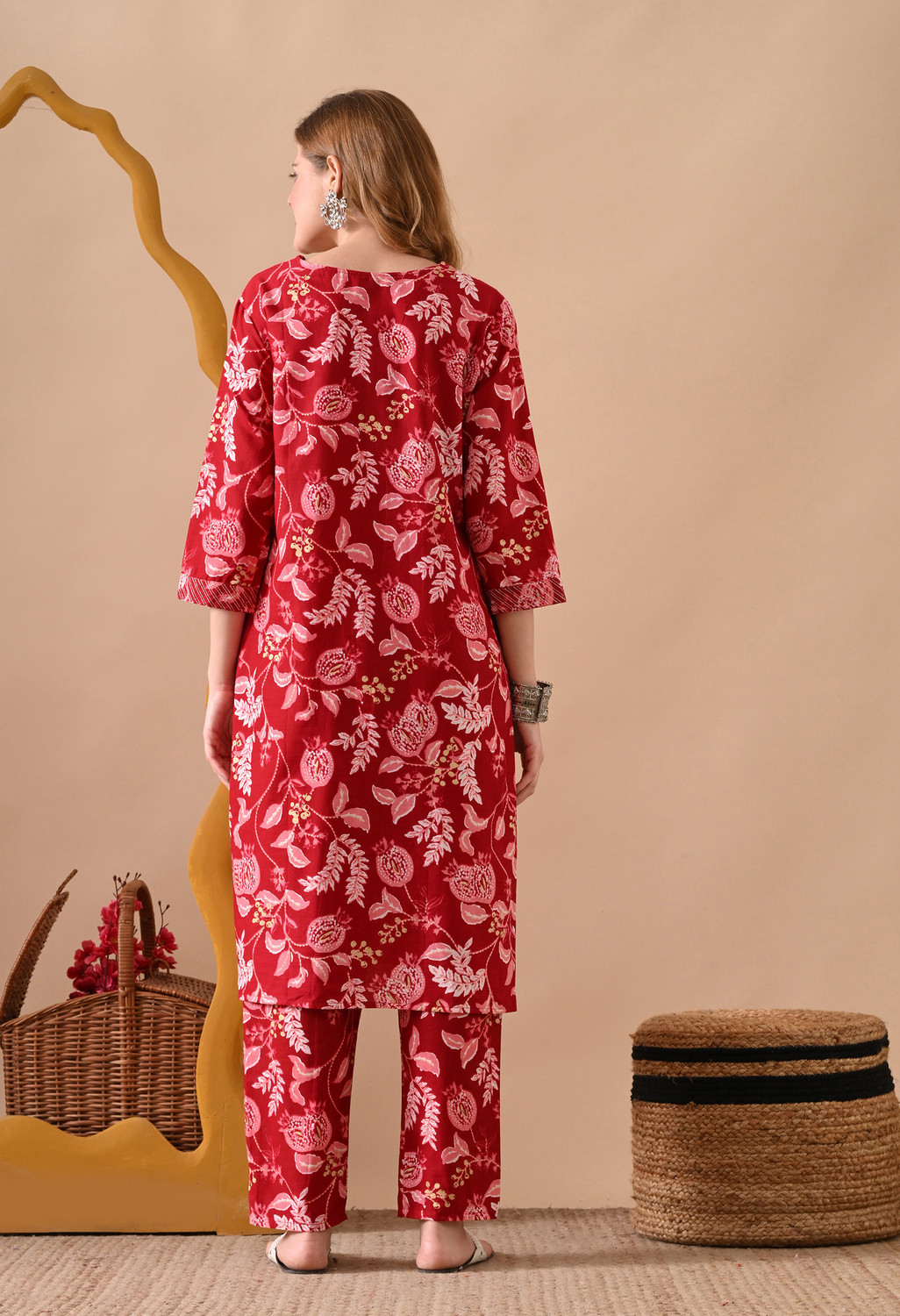 Image of KKFAB Women Kurta Pant Set