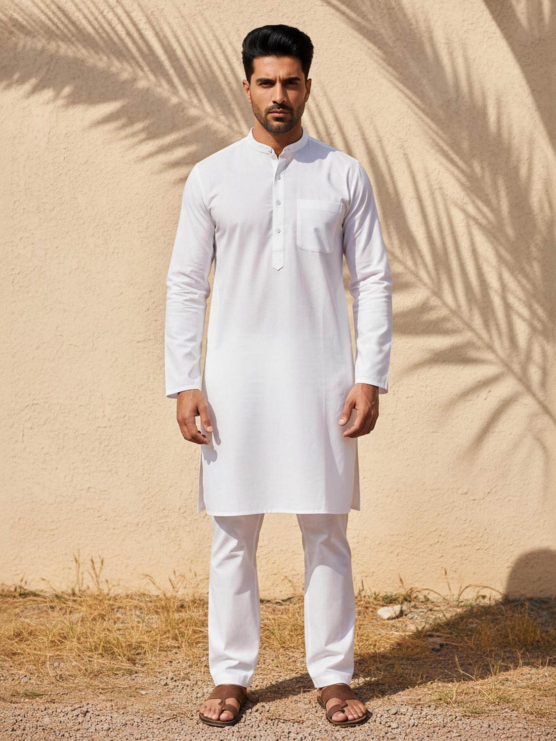Image of Excent Men Kurta Pyjama Set