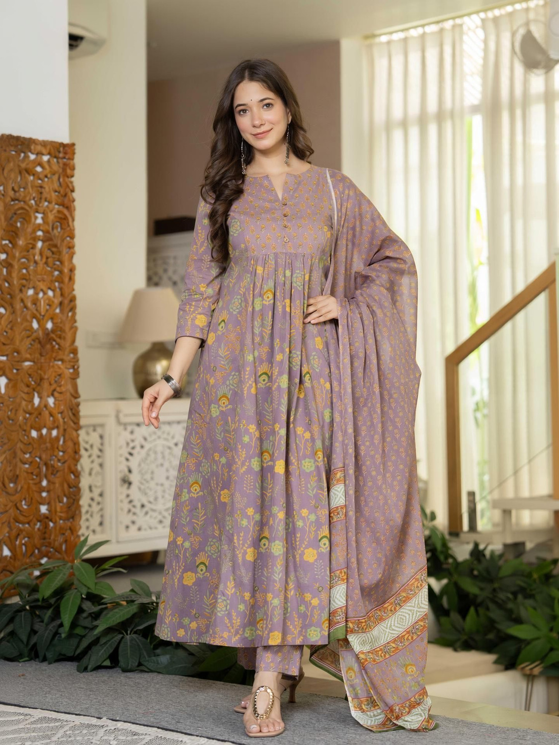 Image of Jaimini Women Kurta Pant Dupatta Set