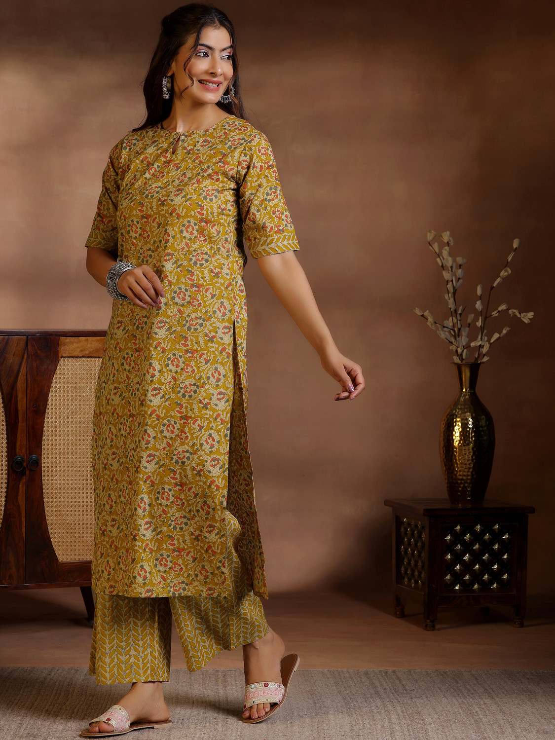 Image of LIBAS Women Kurta Palazzo Set