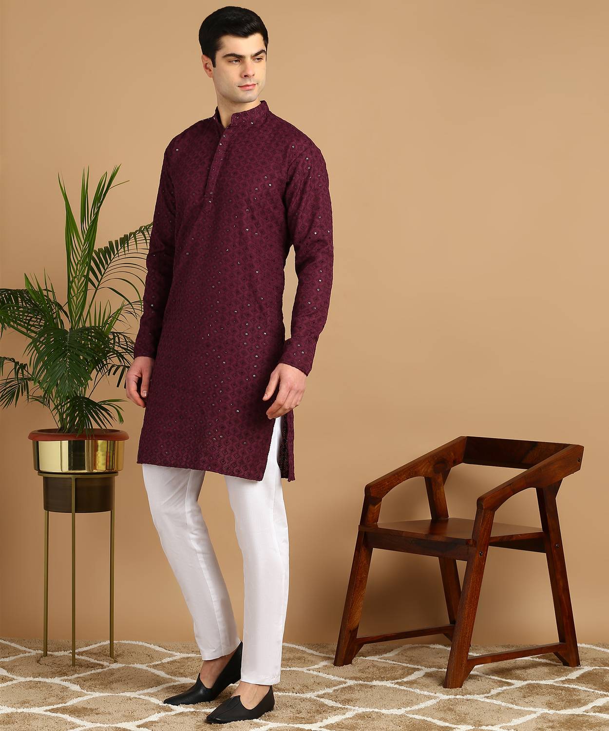 FUBAR Men Kurta Pyjama Set - Image 2
