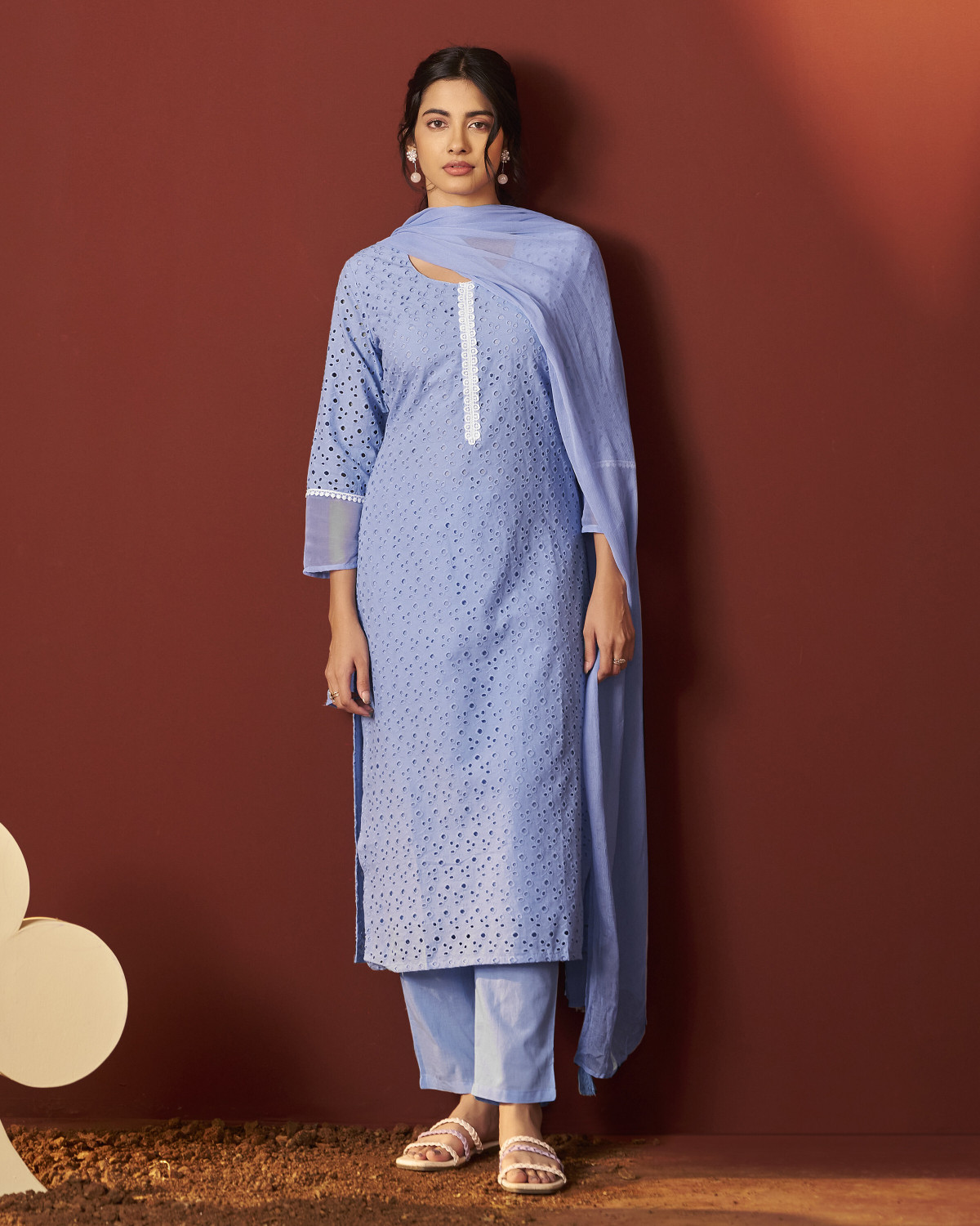 Image of DRESOUL Women Kurti Pant Dupatta Set