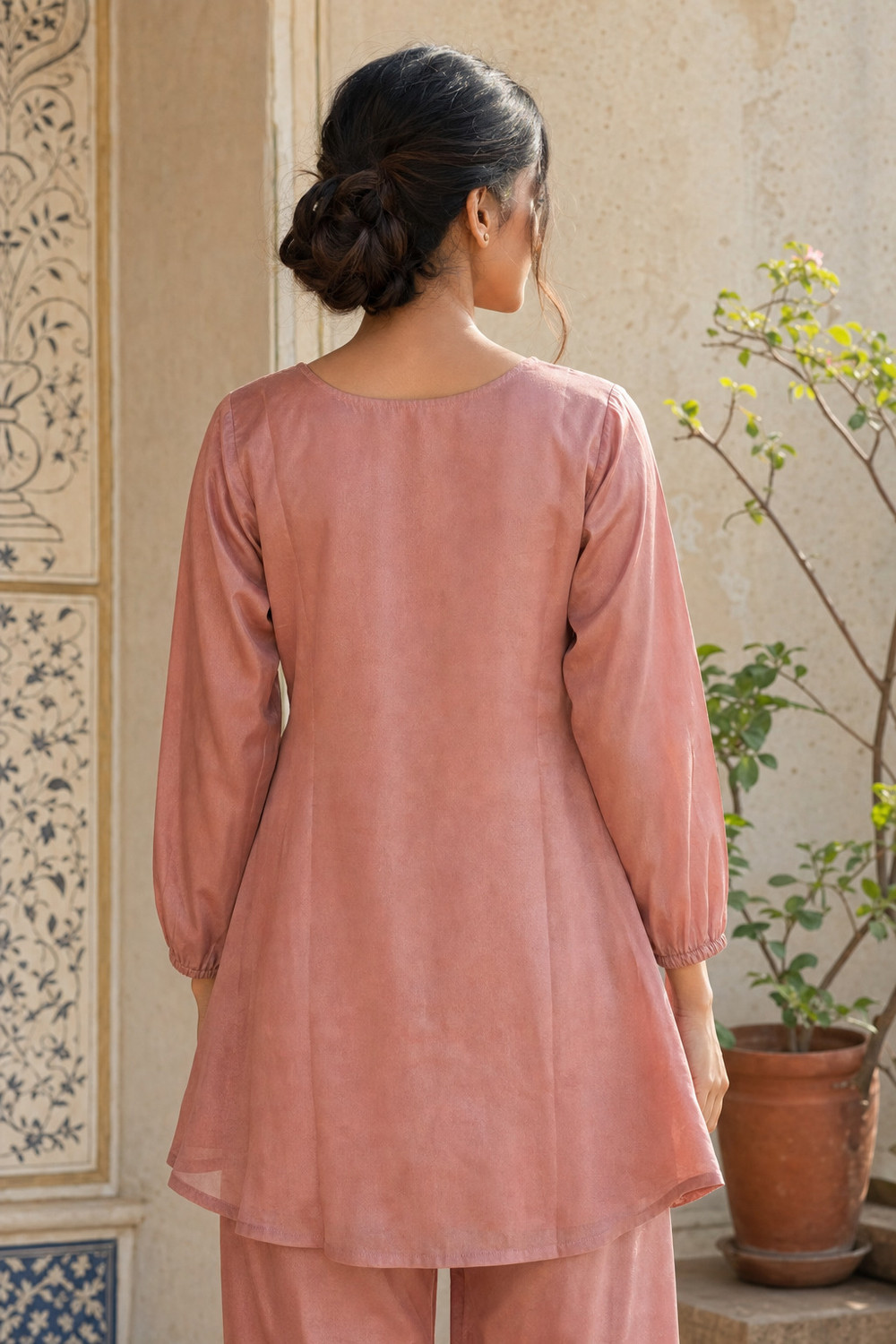 Image of KROLIANT Women Kurti Palazzo Set