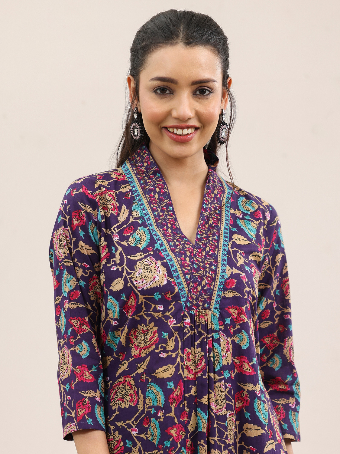Image of LIBAS Women Kurta Palazzo Dupatta Set