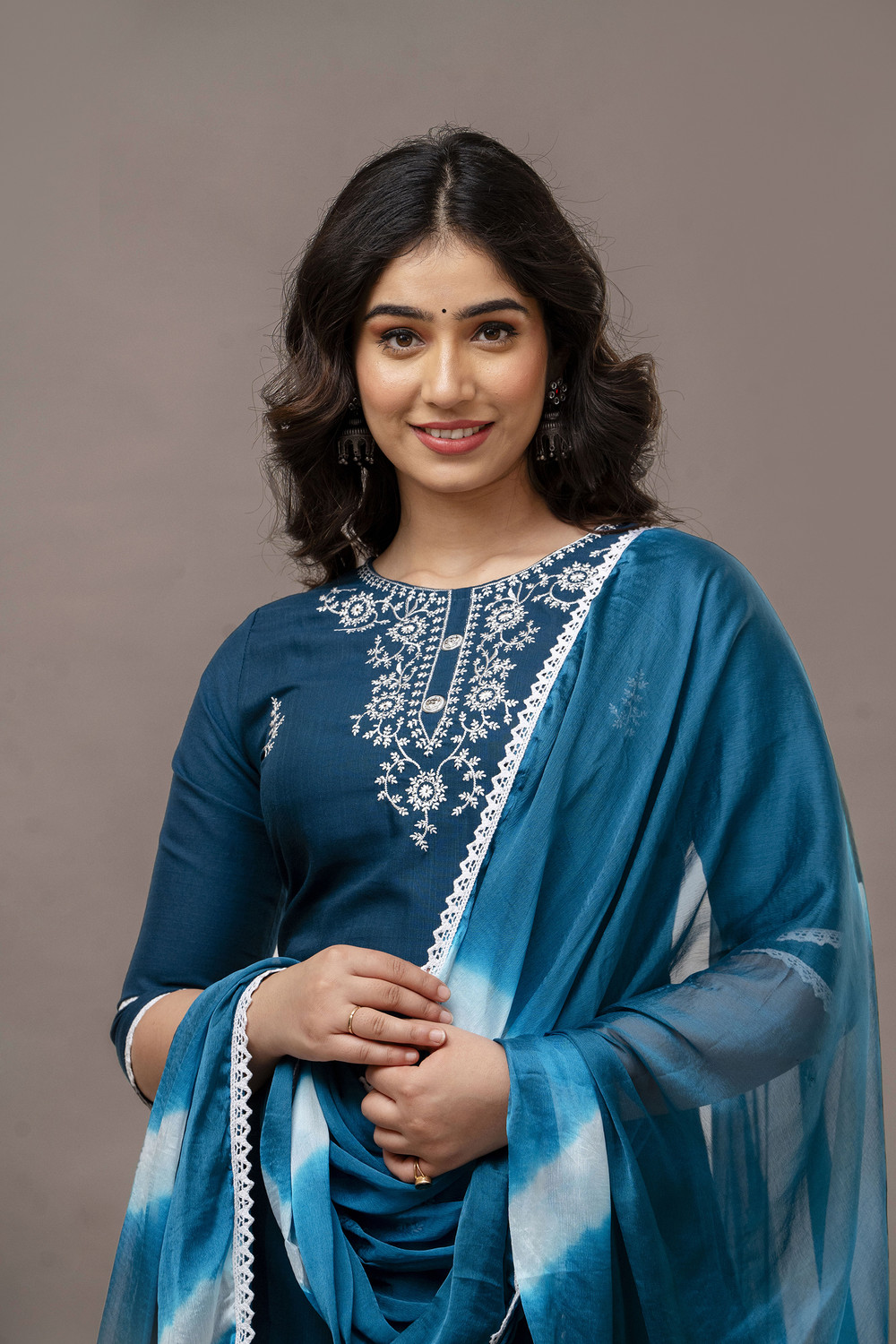 Image of Balyx Women Kurta Pant Dupatta Set