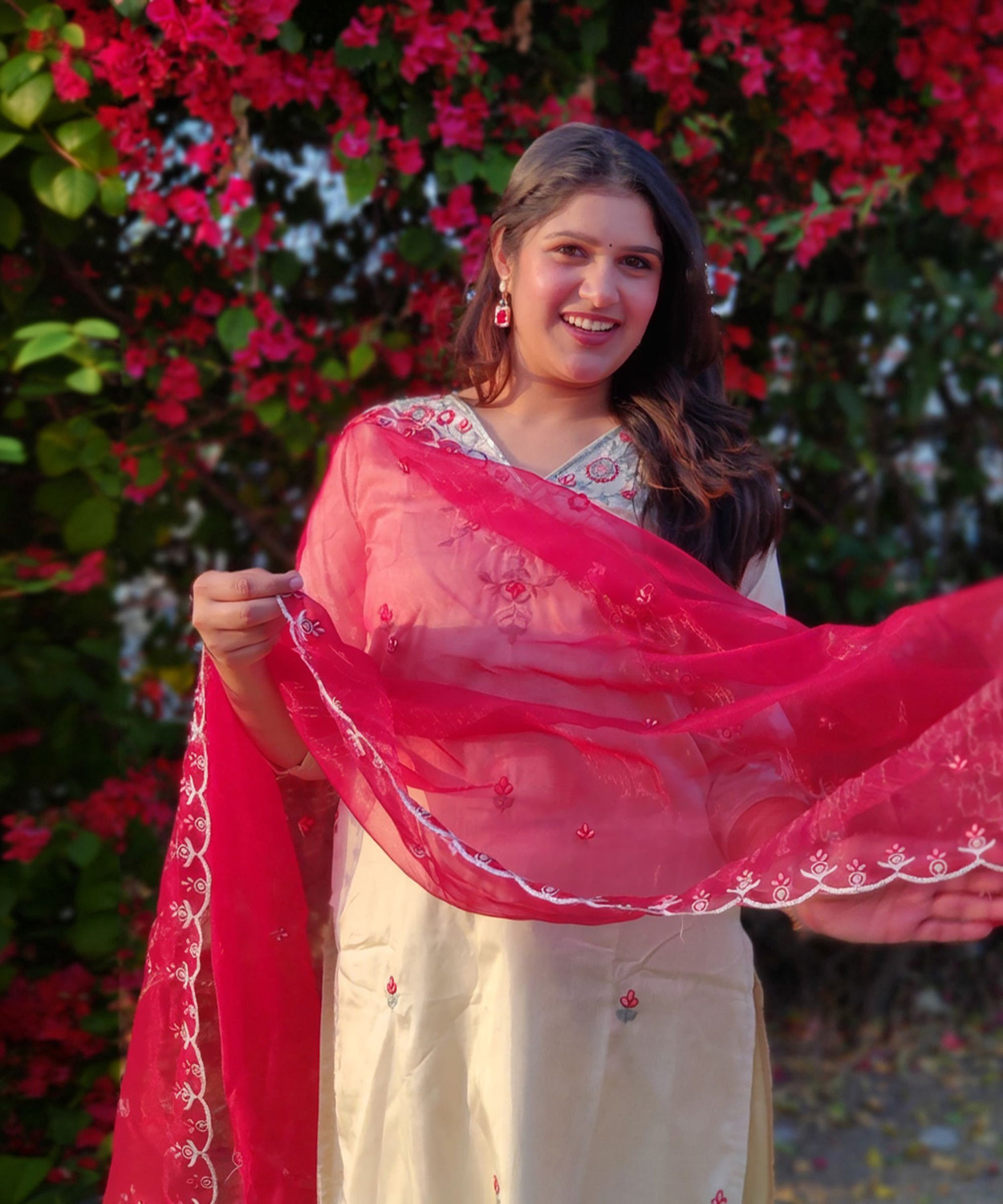 Image of VredeVogel Women Kurta Pant Dupatta Set