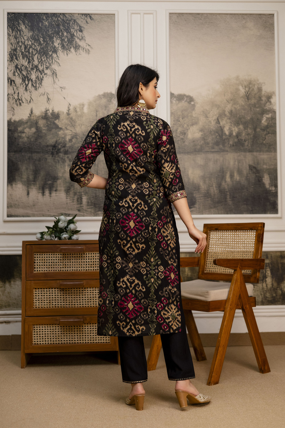 Image of berrylicious Women Kurta Pant Dupatta Set