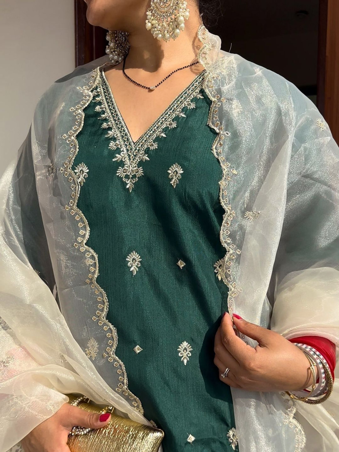 Image of VredeVogel Women Kurta Pant Dupatta Set