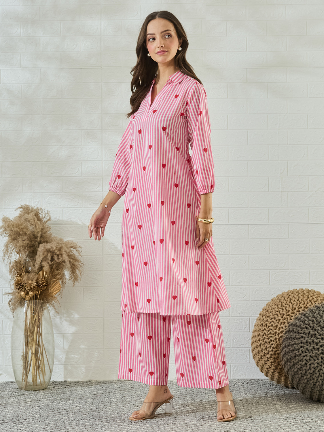 Image of MOKOSH Women Kurta Palazzo Set