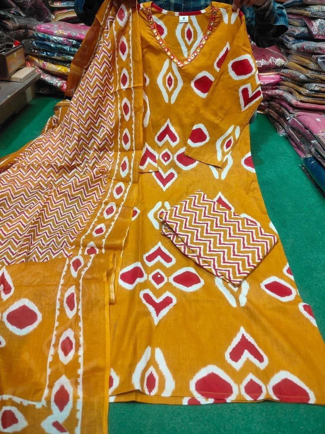 Image of Devastri Women Kurta Pant Dupatta Set