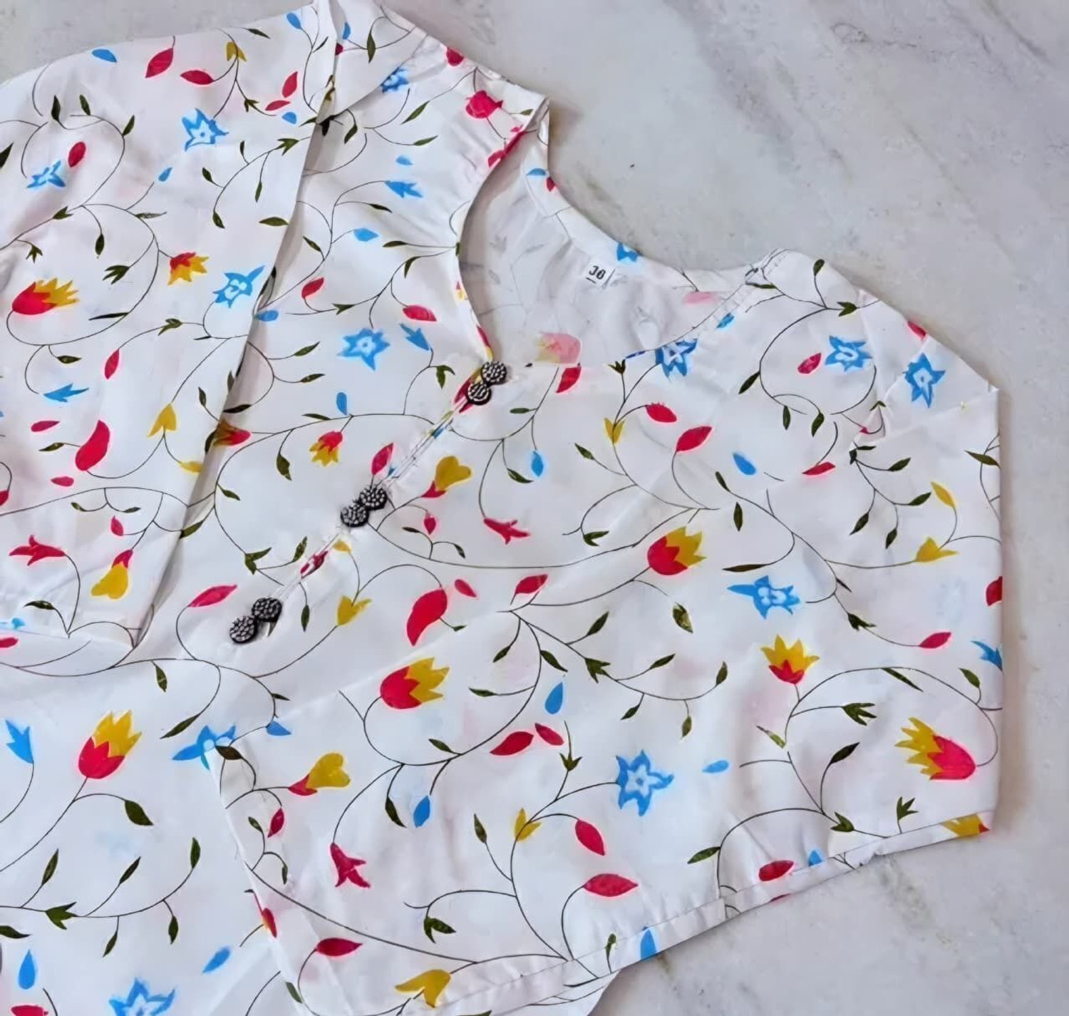 Image of Krifty Women Kurti Pyjama Set
