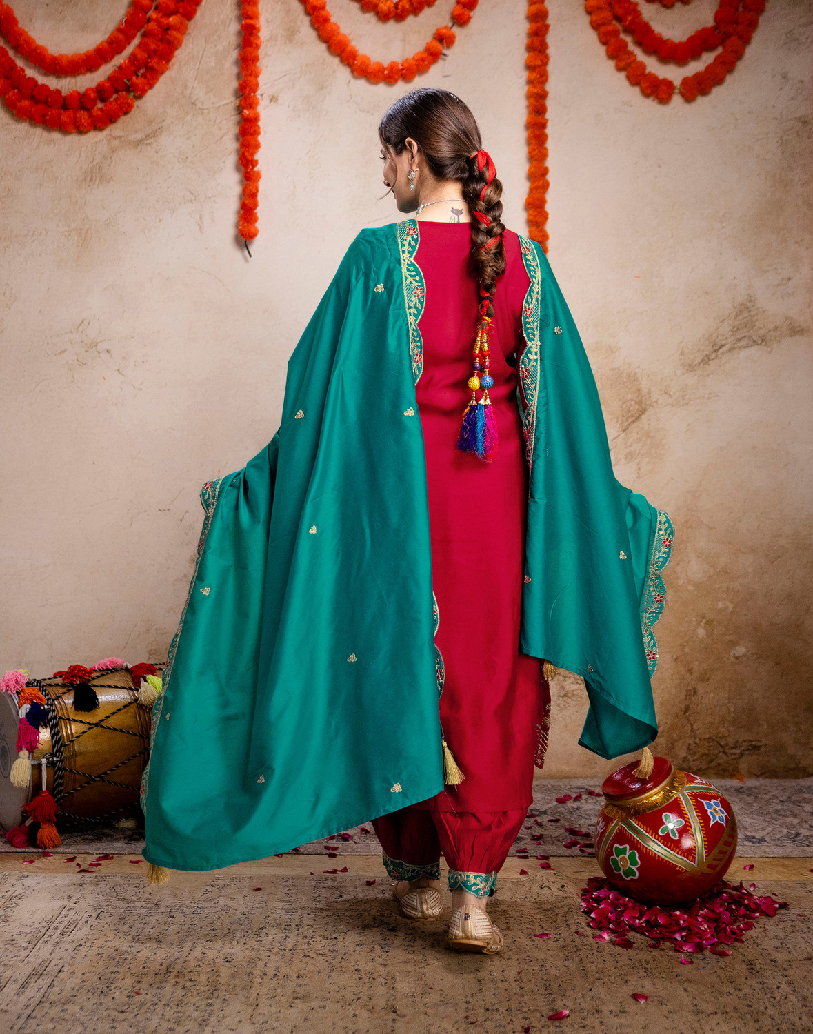 Image of Skylee Women Kurta Patiala Dupatta Set