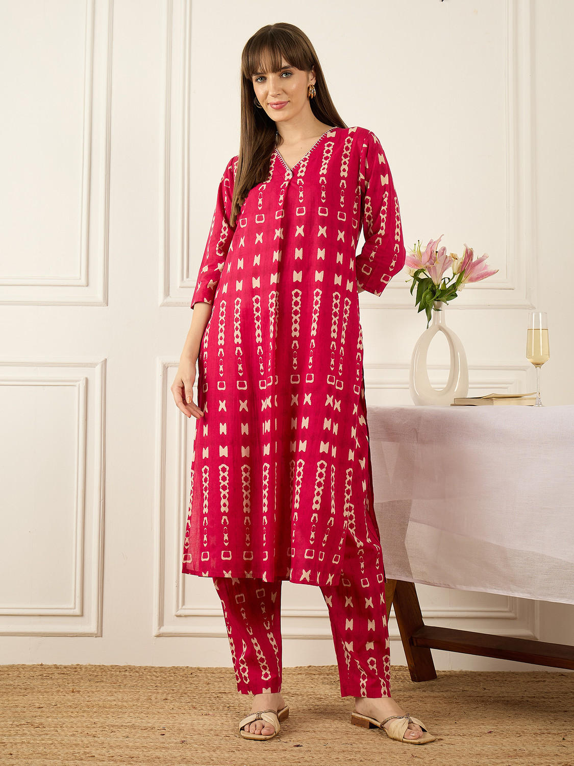 Image of Indo Era Women Kurta Pant Set