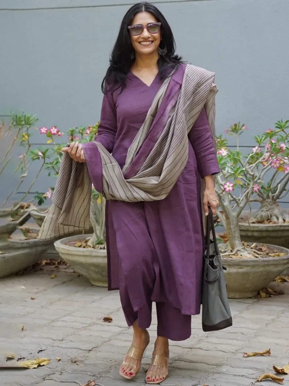 Image of Lamba Creations Women Kurta Pant Dupatta Set
