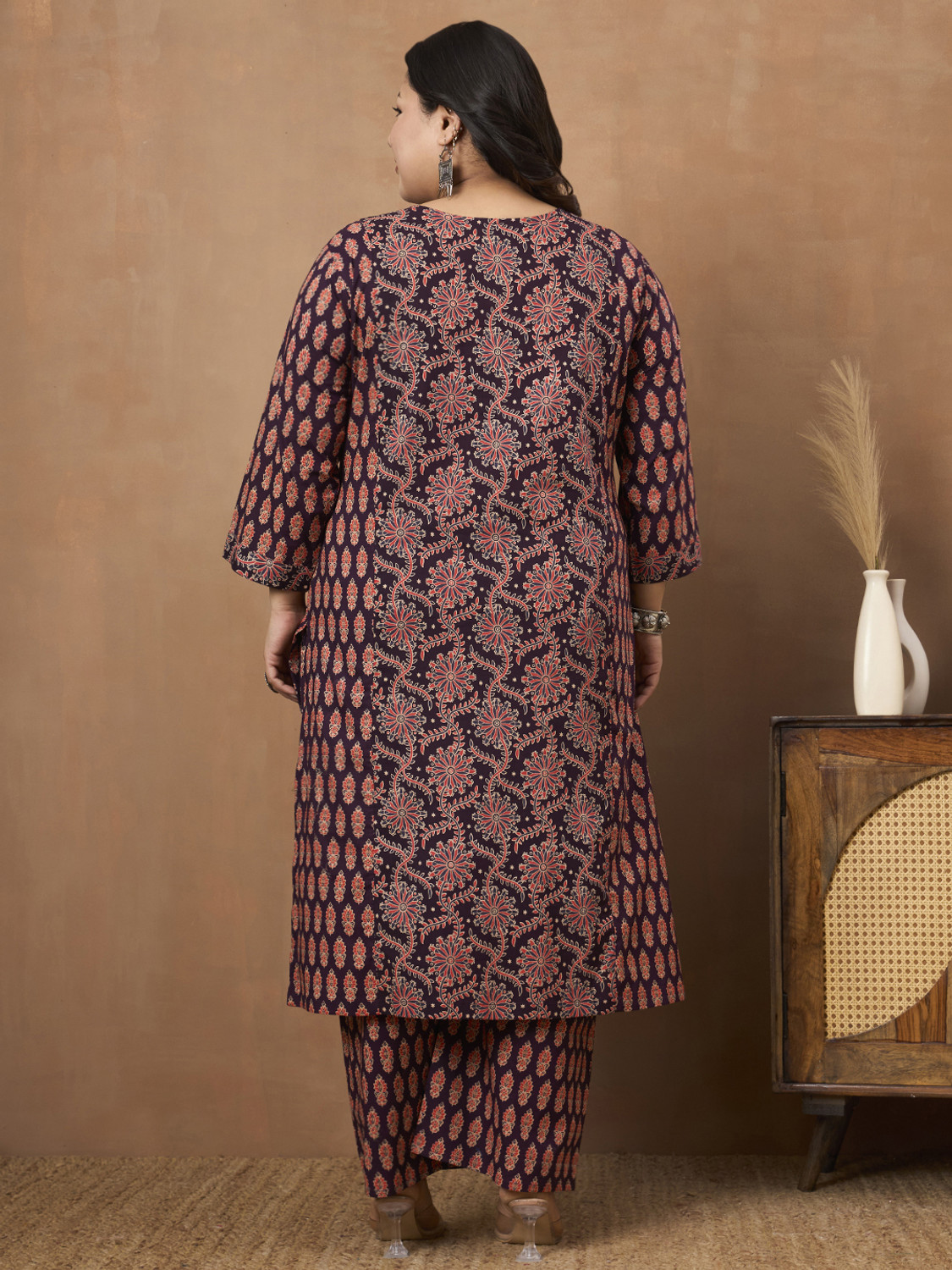 Image of Tissu Women Kurta Palazzo Set