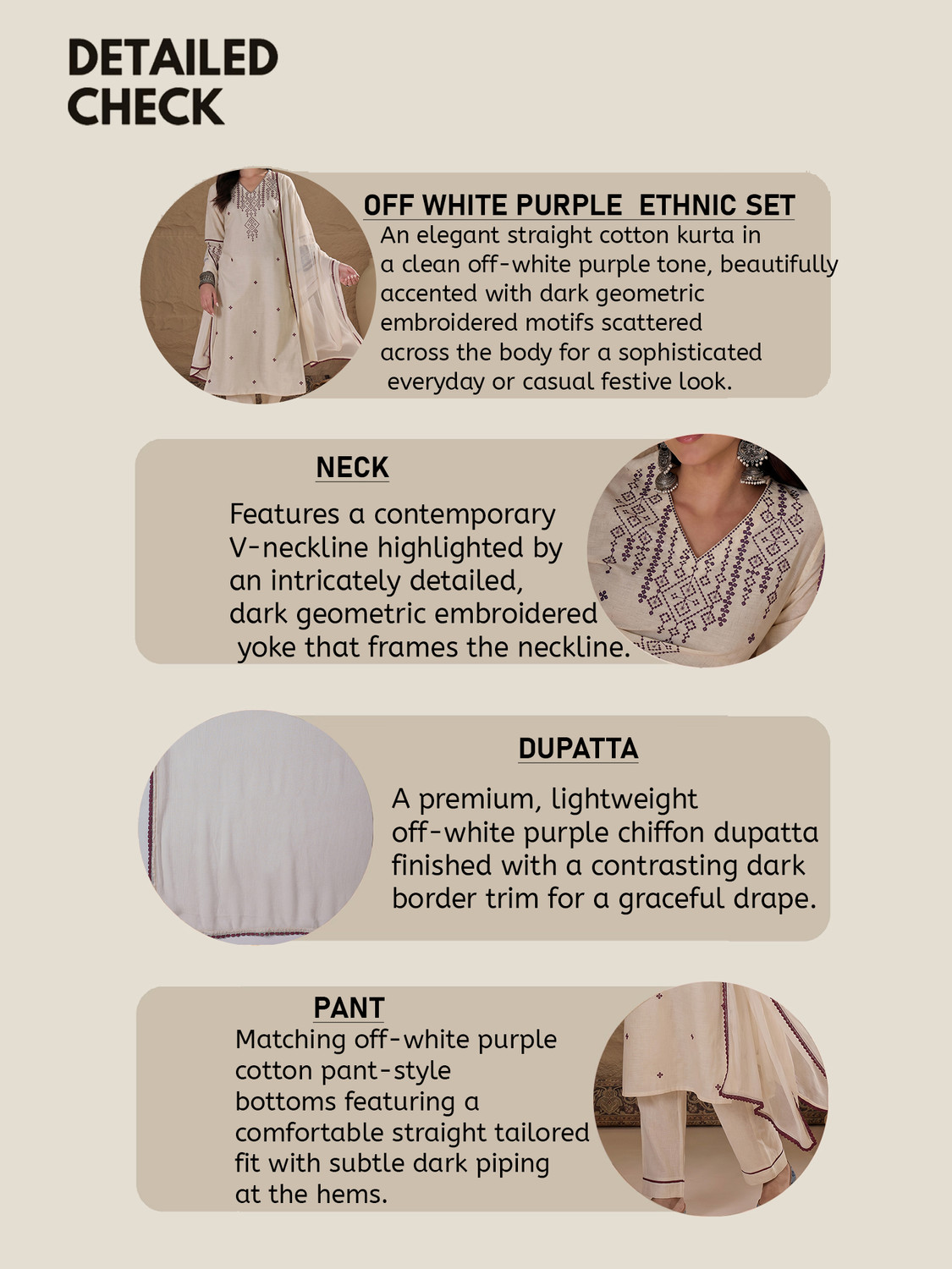 Image of AVANSHEE Women Kurta Pant Dupatta Set