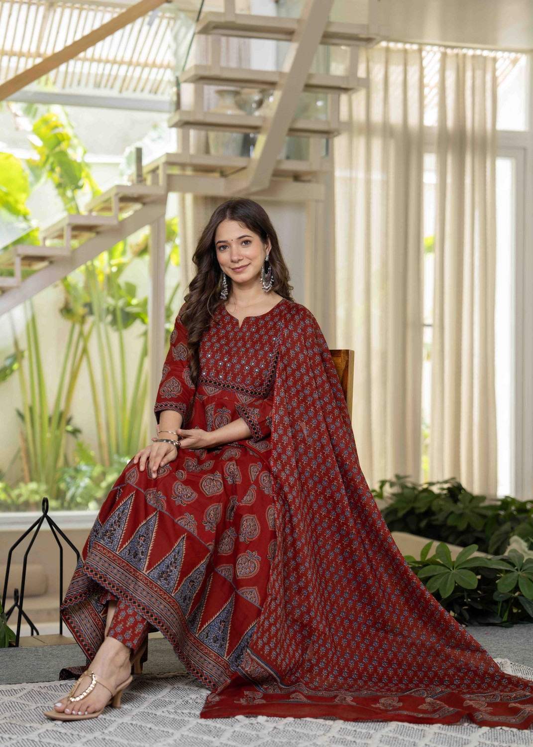 Image of Jaimini Women Kurta Pant Dupatta Set