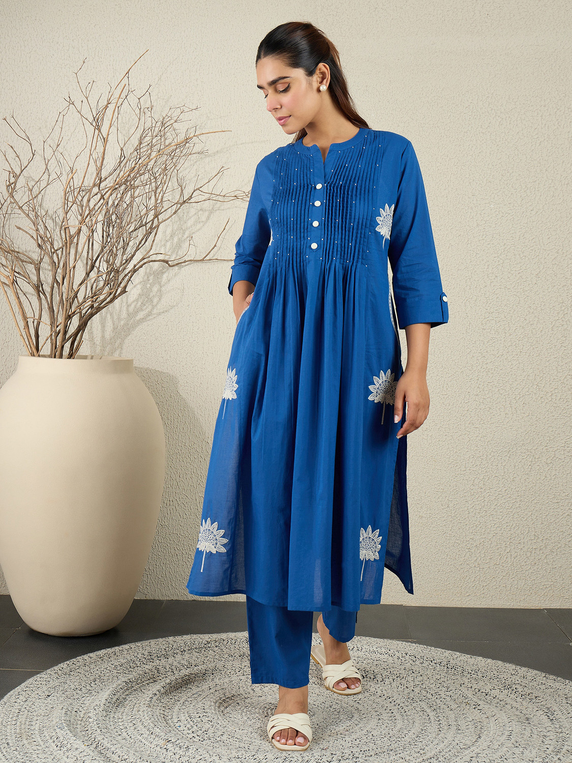 Image of Indo Era Women Kurta Pant Set