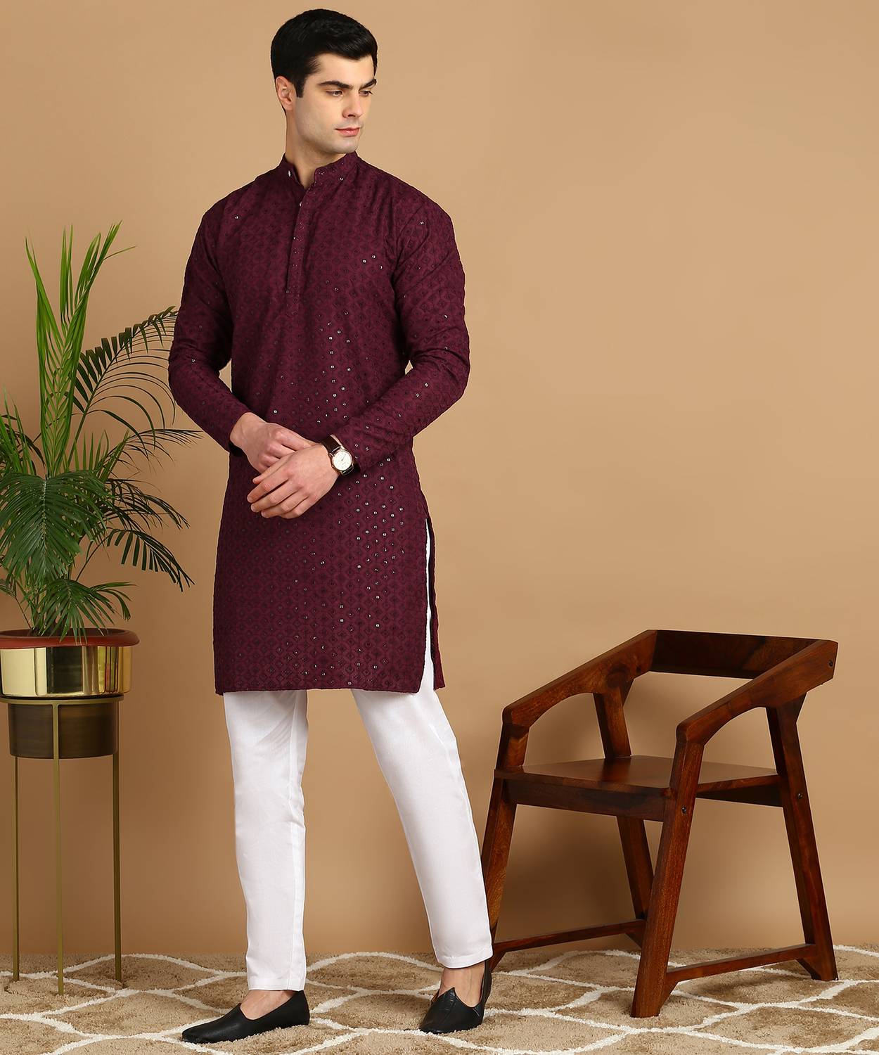 FUBAR Men Kurta Pyjama Set - Image 5
