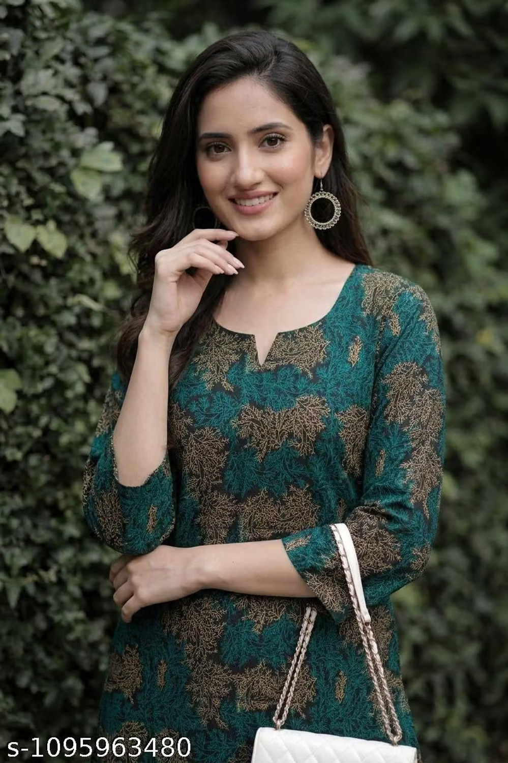 Image of KIFARA Women Pure Cotton Kurta Palazzo Set