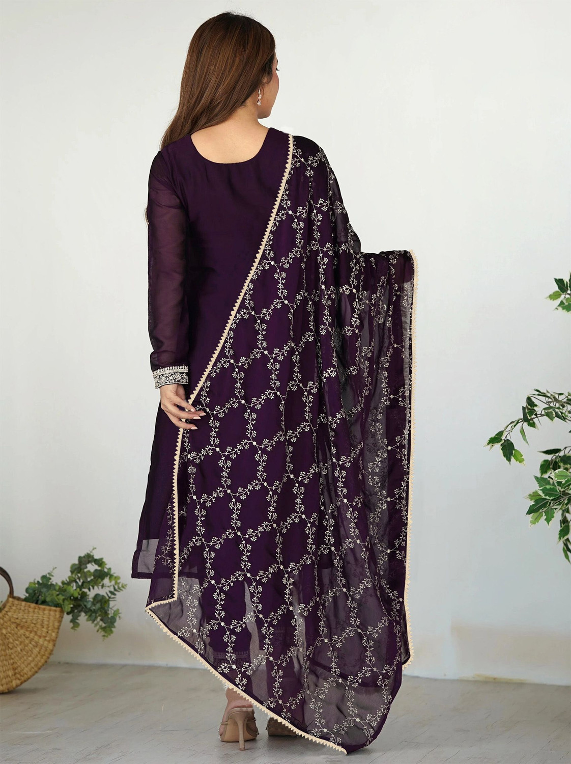Image of Trijal Fab Women Kurti Pant Dupatta Set