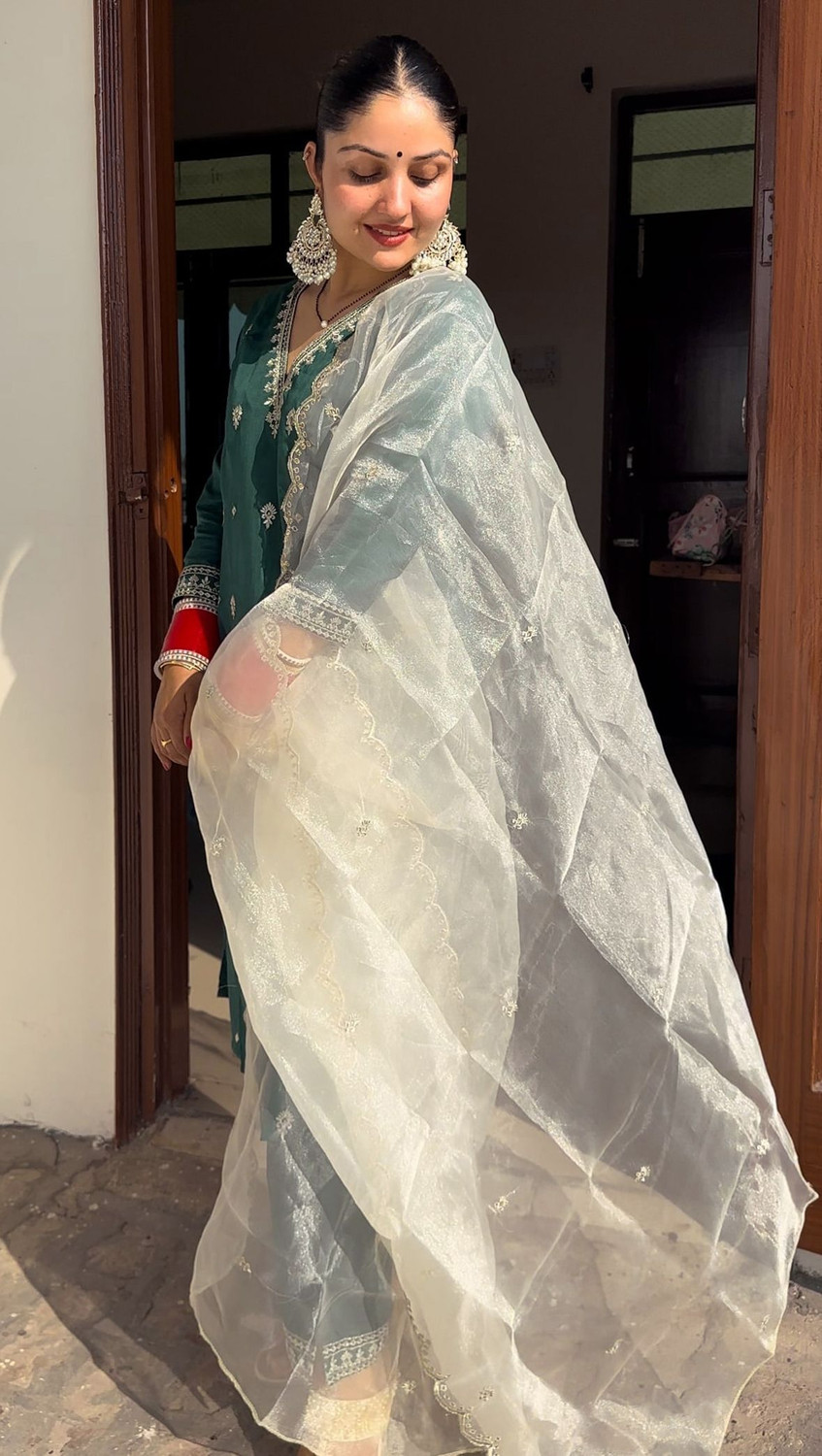 Image of VredeVogel Women Kurta Pant Dupatta Set