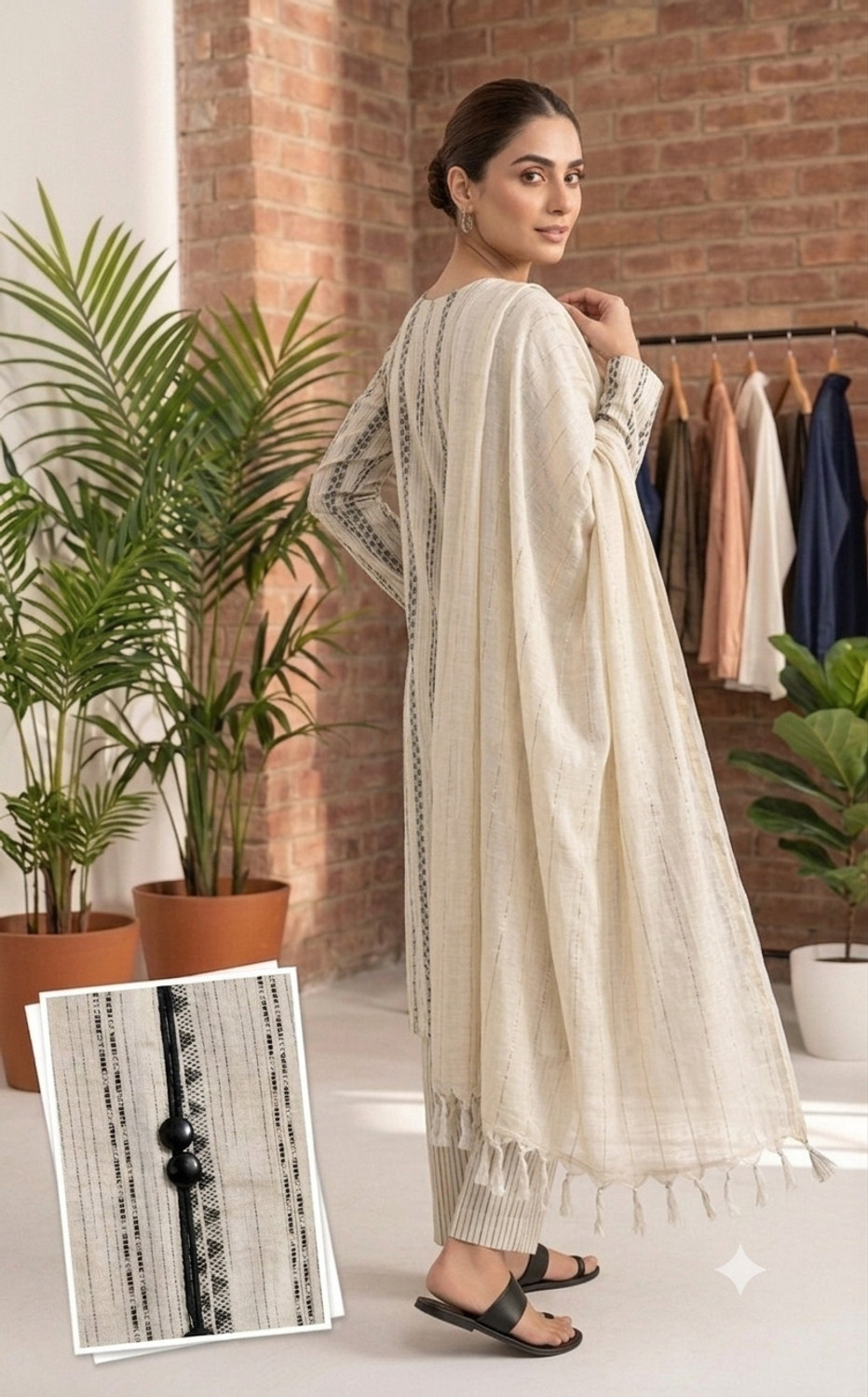 Image of Get smart wear Women Kurta Palazzo Dupatta Set