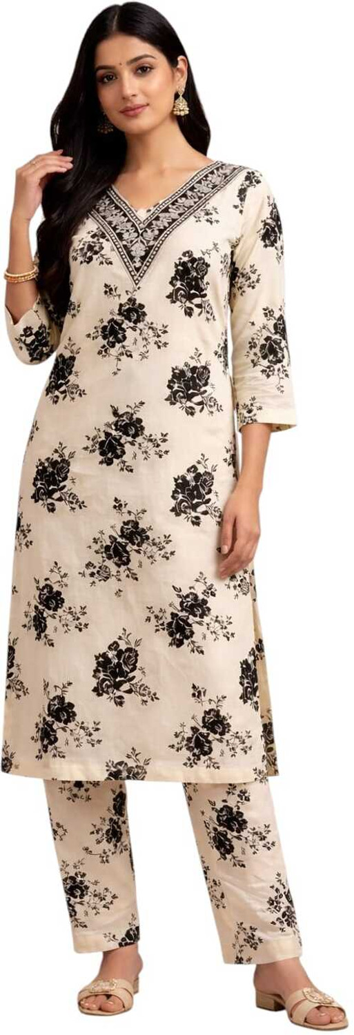Image of GS Attire Women Kurti Pant Set